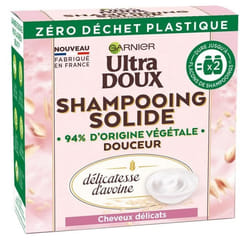 Shampooing Solide Douceur Délicatesse dAvoine Ultra Doux GARNIER - 60 g