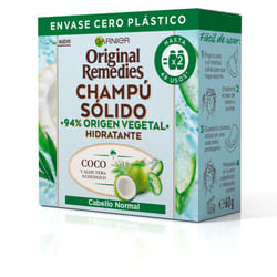 Original Remedies shampoing hydratant solide à la noix de coco 60 gr