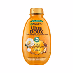 Garnier - Shampoing Ultra Doux - Huiles Merveilleuse Argan & Camélia -