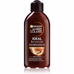 Profitez au maximum de votre bronzage ! L'huile de soin et bronzage SPF 2 Garnier Ambre Solaire Ideal Bronze se fond dans la  ...