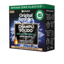 Original Recedies shampoing solide équilibrant au charbon magnétique 60 gr