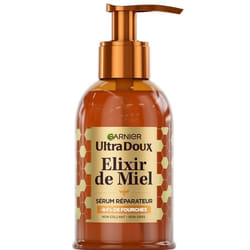 Soin Sans Rinçage - GARNIER - Ultra Doux Sérum Réparateur Elixir de Miel - Cheveux abîmés - 115ml