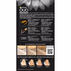 Olia Hi Shine Toner neutralisant de couleur semi-permanent #9.1 blond cendré 3 pcs