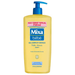 Mixa Bébé Gel Corps et Cheveux 2en1 750 ml