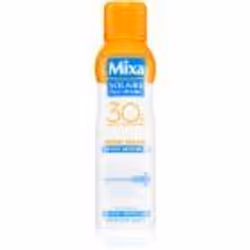 Le produit MIXA Solaire protège efficacement votre visage contre les rayons du soleil.