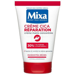 Crème Mains Réparatrice - Mixa - Cica-Mains - 50ml - Apaisante - Résistante à leau