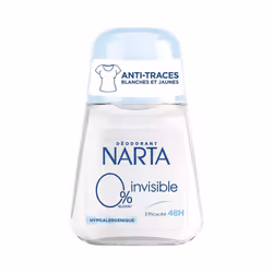 Narta - Déodorant Anti-Traces 48h Invisible 0% - 50ml -