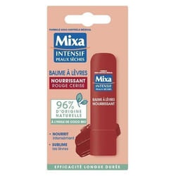 Baume à lèvres - Mixa - Naturel Rouge Cerise - 5g - Nourrissant - Hydratant - 100% Végétal