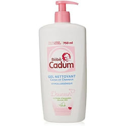Gel Nettoyant - CADUM - Bébé Cadum - 750ml - Hypoallergénique - Corps et Cheveux à lHuile dAmandes Douces Bio