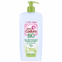 Cadum Bébé Cadum Eau Nettoyante Natural Caresse Bio 750 ml