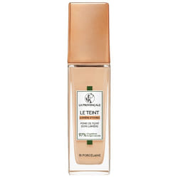 Fond de teint - La Provençale - Le Teint Soin Lumière - 30ml - 97% dingrédients naturels - Teinte 15 Porcelaine