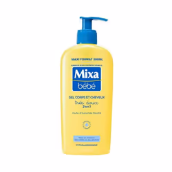 Mixa Bébé Gel Très Doux 2 en 1 Corps et Cheveux 300ml