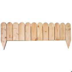 Bordure de jardin en mélèze huilé 30 x 120 cm