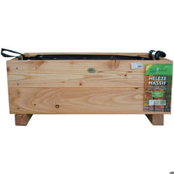 Jardinière en mélèze Moline 60 x 22 x 20 cm Naturel