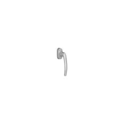 Bouton oscillo-battant Ovalfiliz Prodif Carré 7x35 mm 2 vis 5x45 - Anodisé argent - 677871EF01