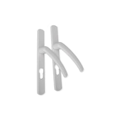 Ensemble alu plaque étroite fondu Ovalfiliz Prodif 25 mm - clé i - blanc - 58/70V5x80 C7x115 - 674863
