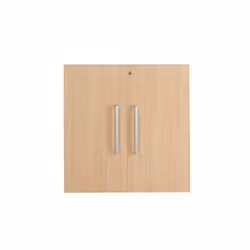 Idéal pour mettre vos documents à l'abri de la lumière et de la poussière. Porte en bois pleine en panneaux de particules mél ...