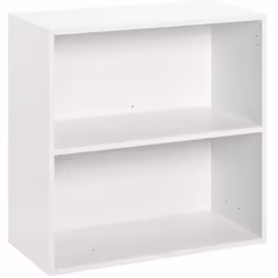 Idéal pour classer vos dossiers, ranger vos livres ou présenter des objets. Module de bibliothèque avec 2 cases. Réalisé en p ...