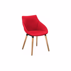 Une ligne épurée au service du confort et de la stabilité Structure en polypropylène, tapissée en polyester. Piétement bois d ...