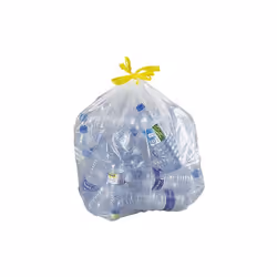 Déchets courants et légers. Conviennent parfaitement pour le tri sélectif : le contenu est immédiatement visible grâce à la t ...