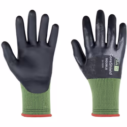 Informations techniques Couleur : noir, vert CORESHIELD DOUBLE 18G BB NSMF A4/D 3/4 Provoque le port de gants de protection c ...