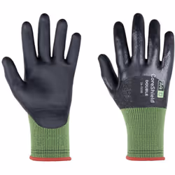 Informations techniques Couleur : noir, vert CORESHIELD DOUBLE 18G BB NSMF A4/D 3/4 Provoque le port de gants de protection c ...
