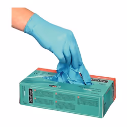 Selon EN 374 · Cat. III · AQL : 1,5 · Matériau : Nitrile · Bonne sensibilité tactile · La finition antidérapante garantit une ...