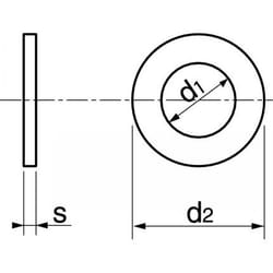 Acton - Rondelle plate - Inox A2 Ø4 mm - Boîte de 200