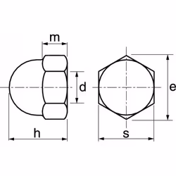 ACTON 6260420 écrou 100 pièce(s)