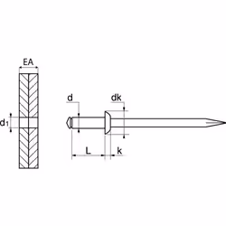 ACTON 627204X8, Acier inoxydable, 4000 pièce(s)