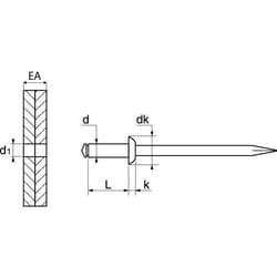 ACTON 627204X18 rivet