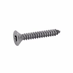 Vis à tole tête fraisée six lobes inviolable - Avec téton central - A2 3,5x19 mm - Boîte de 100