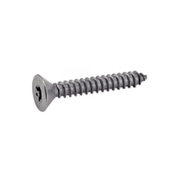 Vis à tole tête fraisée six lobes inviolable - Avec téton central - A2 3,5x19 mm - Boîte de 100