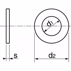 Acton - Rondelle plate découpée - Inox A4 Ø24 mm - Boîte de 25 - Vue supplémentaire 2