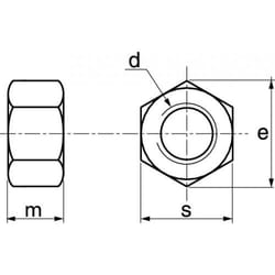 Acton - Ecrou haut - Inox A4 M12 - Boîte de 100