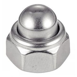 Acton - Ecrou borgne autofreiné avec bague nylon - Inox A2 M6 - Boîte de 200