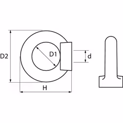 ACTON 6263110, Acier inoxydable, 200 pièce(s)