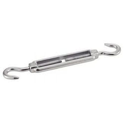 Acton - Tendeur crochet-crochet - inox - Longueur: 120 - 178 mm - Diamètre: 5 mm - Charge Travail: 30 kg - Charge Rupture: 120 kg