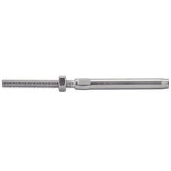 Acton - Embout fileté à sertir - Pas à droite avec écrou - Inox A4 4/M8 - Boîte de 10