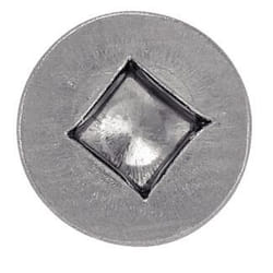 Vis à bois agglomere tête fraisée carrée striée sous tête - Inox A2 5x70/42 mm - Boîte de 200
