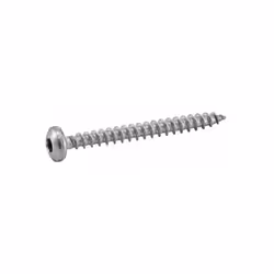 Vis à bois agglomere tête cylindrique six lobes - Inox A2 4x35 mm - Boîte de 200
