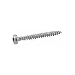 Vis à bois agglomere tête cylindrique six lobes - Inox A2 4,5x25 mm - Boîte de 200