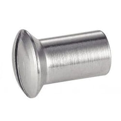 Acton - Ecrou relieur fraisé bombé fendu - Inox A2 M4 - Boîte de 100