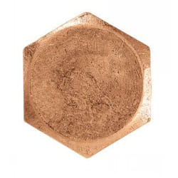 Acton - Vis à métaux tête hexagonale - Filetage totale - Laiton 5x12 mm - Boîte de 100