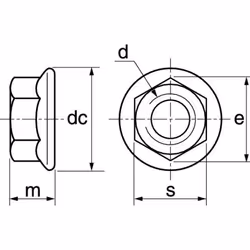 ACTON 6460912 écrou 800 pièce(s)