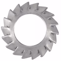 Rondelle -Eventail- concave à dentures exterieures - Type AZV - Acier Zn Ø8 mm - Boîte de 200