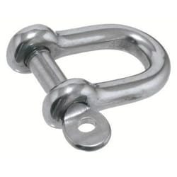 Manille droite forgée - Axe imperdable - Inox A4 D10mm - Boîte de 5
