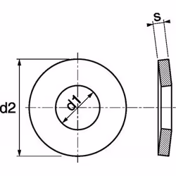 ACTON 625324.2X8X0.4 cale, entretoise et rondelle 20000 pièce(s)