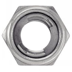 Ecrou hexagonale indesserable avec bague métal - Inox A2 M4 - Boîte de 100