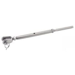 Acton - Ridoir à chape fixe soudée + Embout à sertir - Inox A4 d5mm - Boîte de 5
